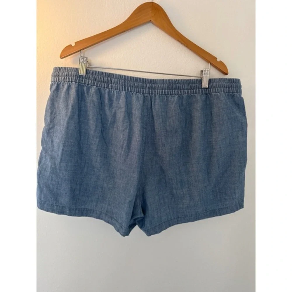 J.‎ Crew Re-Imagined Blue 100% Cotton Shorts Size XXL 3 1/2